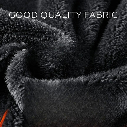 COMXZ Plus Size New Jacket Classic Hooded Travel Thickened Warm Coat Premium Fleece Camping Windproof Autumn Winter Garment